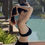 Thumbnail: SBS25438 Black High Waist Bikini With Long Sleeve Outerwear
