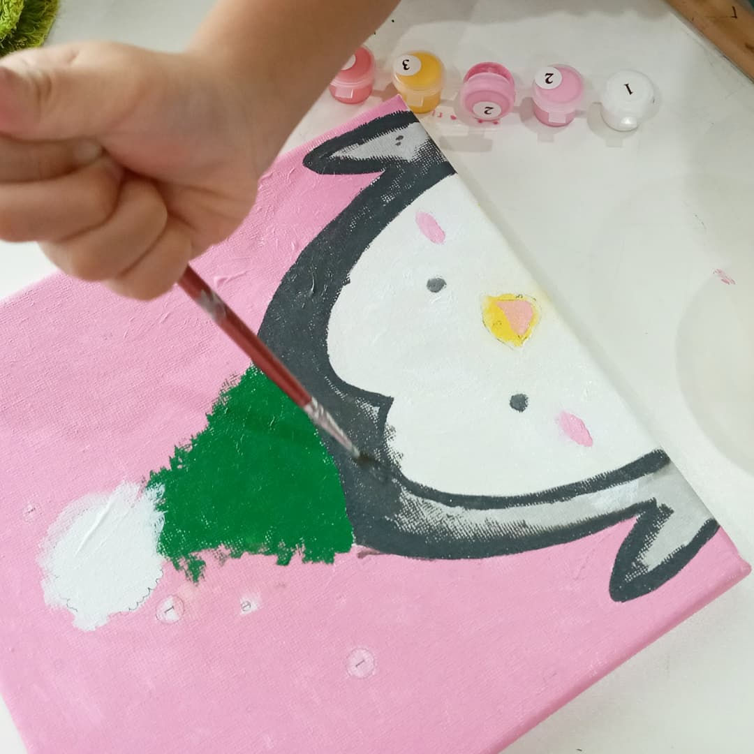 Xmas Series: Number Oil Painting 圣诞主题数字油画