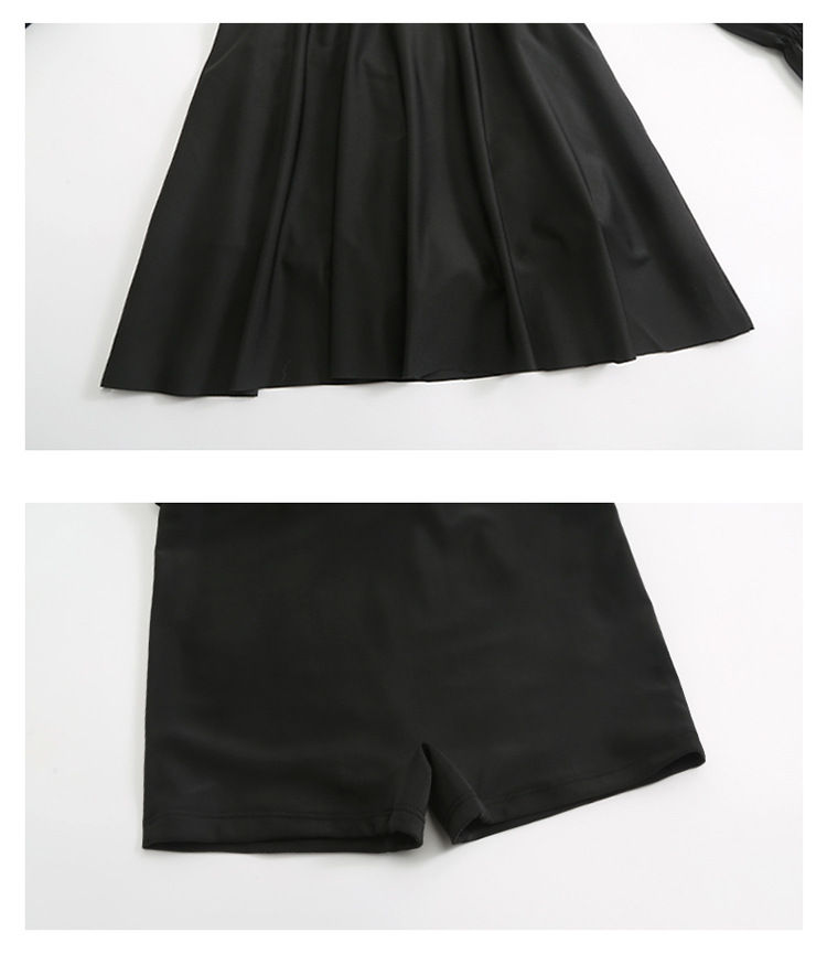 Thumbnail: SPZB231 Zip Skort Rash Guard with Box pant attached