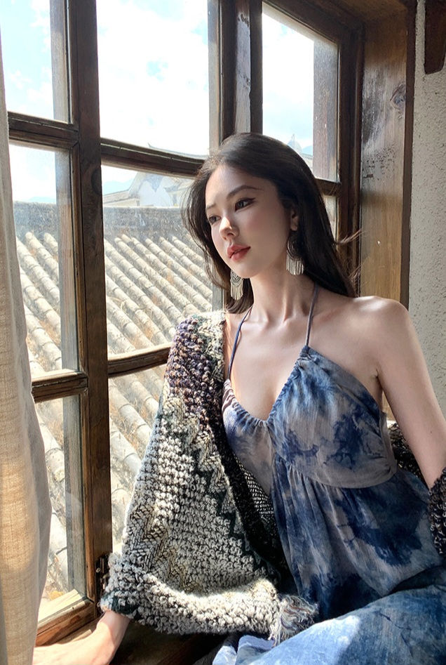 Thumbnail: DS25182 Tie Dye Casual Dress (exclude outerwear)
