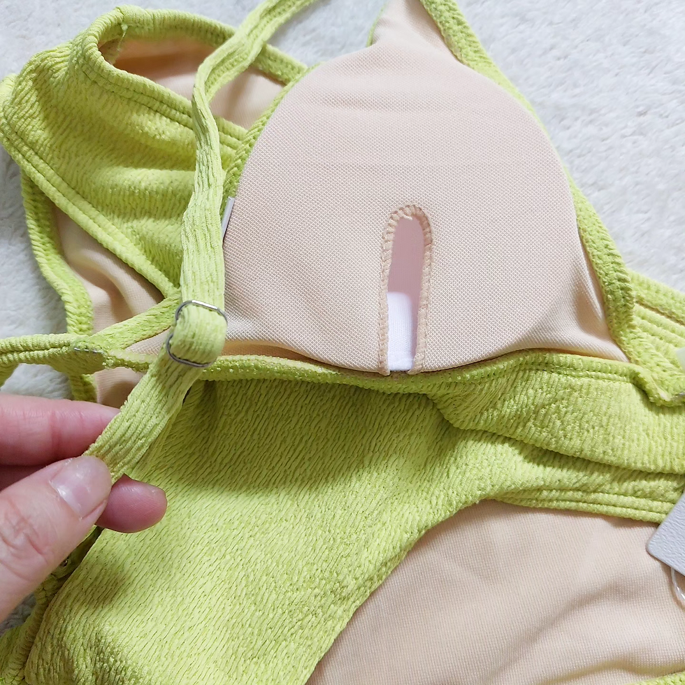 Thumbnail: RSB2377 Plain color Special texture Bikini 