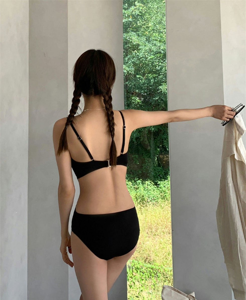 Thumbnail: RSM2891 Plain Hollow Out Monokini