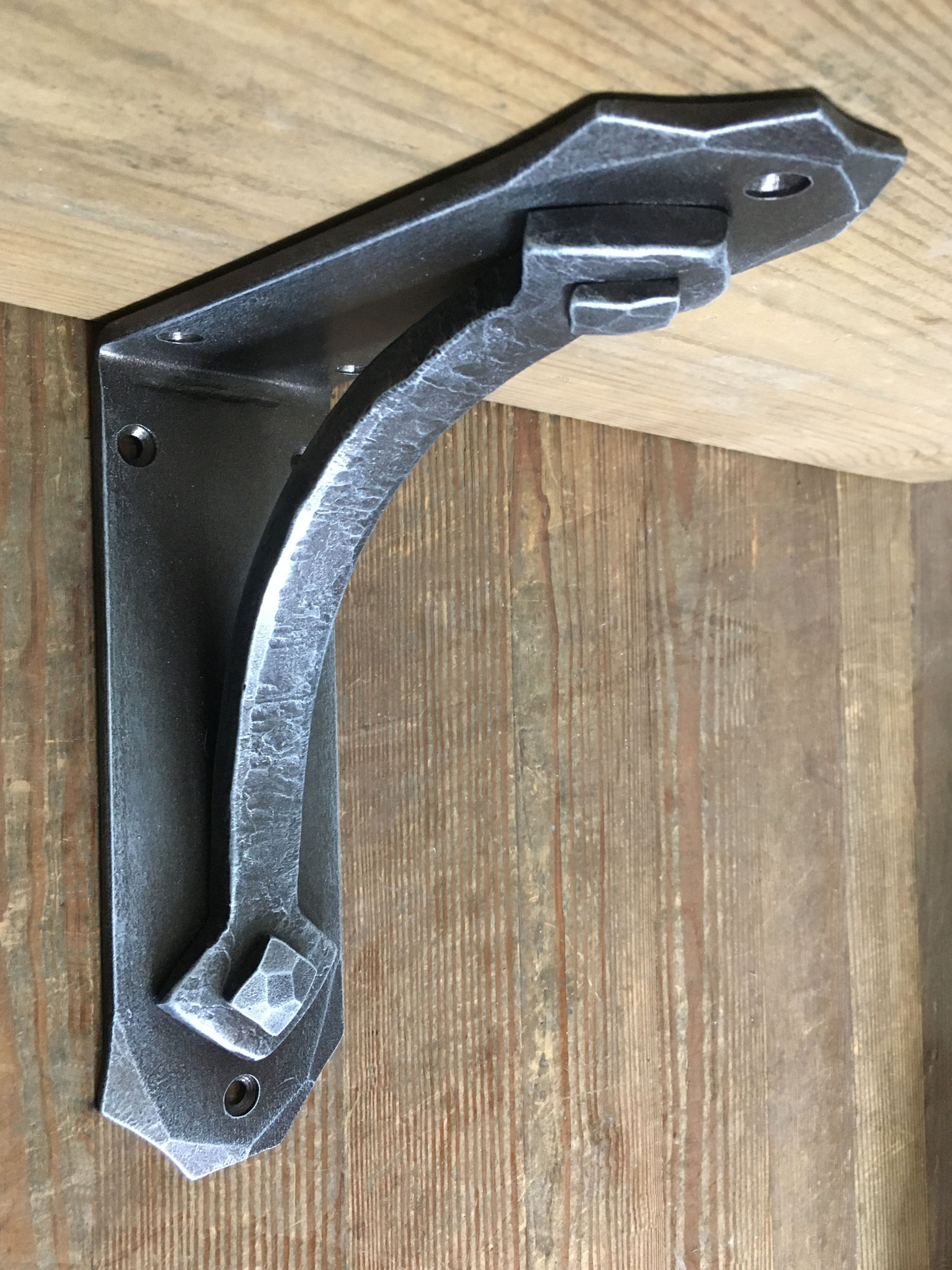 Mantel Brackets 3" Wide Custom Decorative Iron Mantel Support