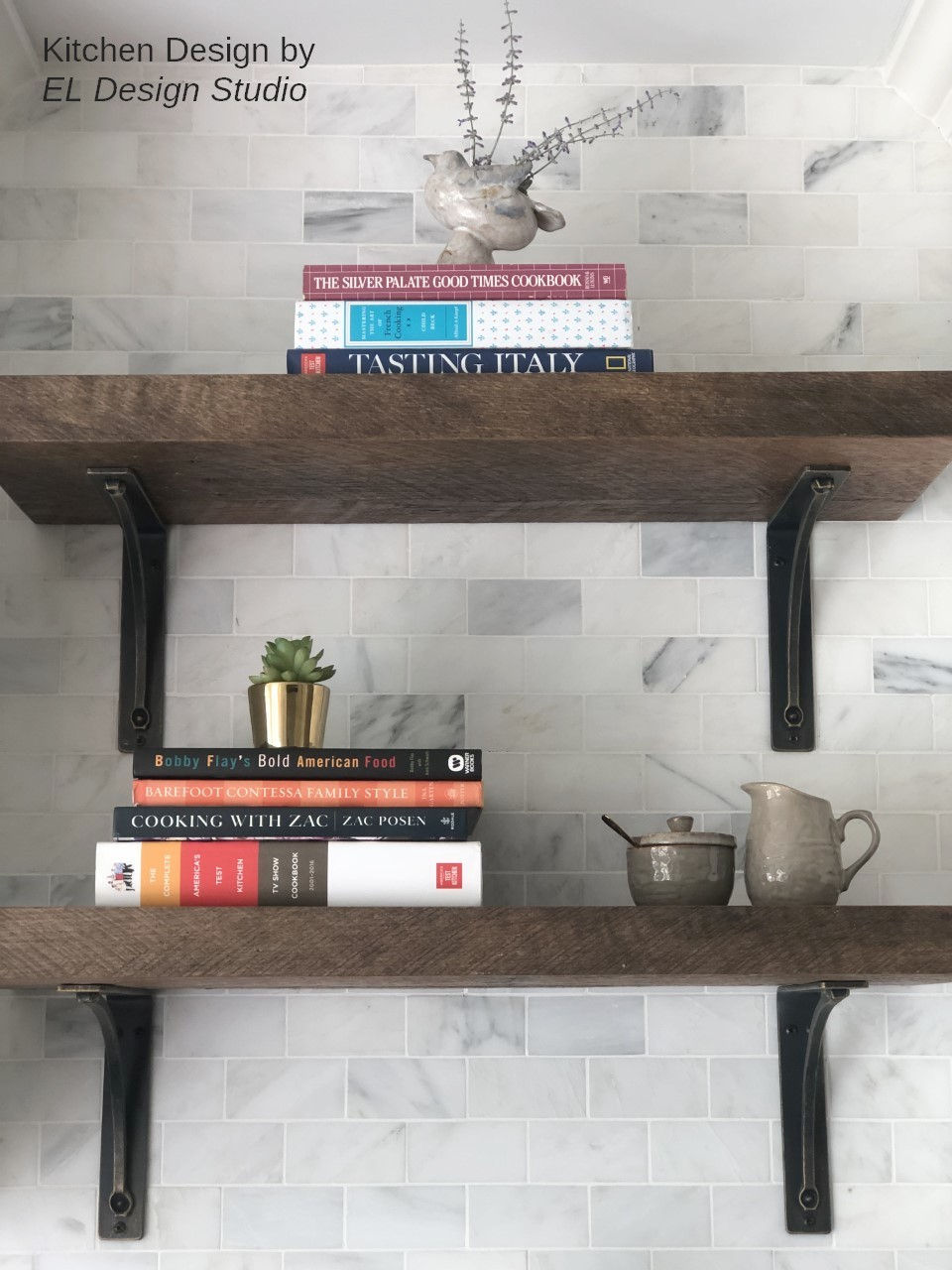 Thumbnail: Metal Shelf Brackets - Sturdy Custom Forged Iron Shelf Support