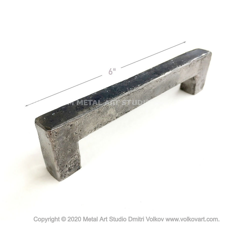 Thumbnail: Forged Contemporary Cabinet Pull. High-Grade Kitchen and Cabinet Hardware.
