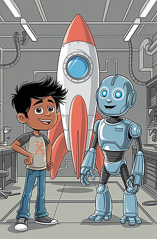 “One rocket, two unlikely friends, and a moon mission that no one saw coming!”