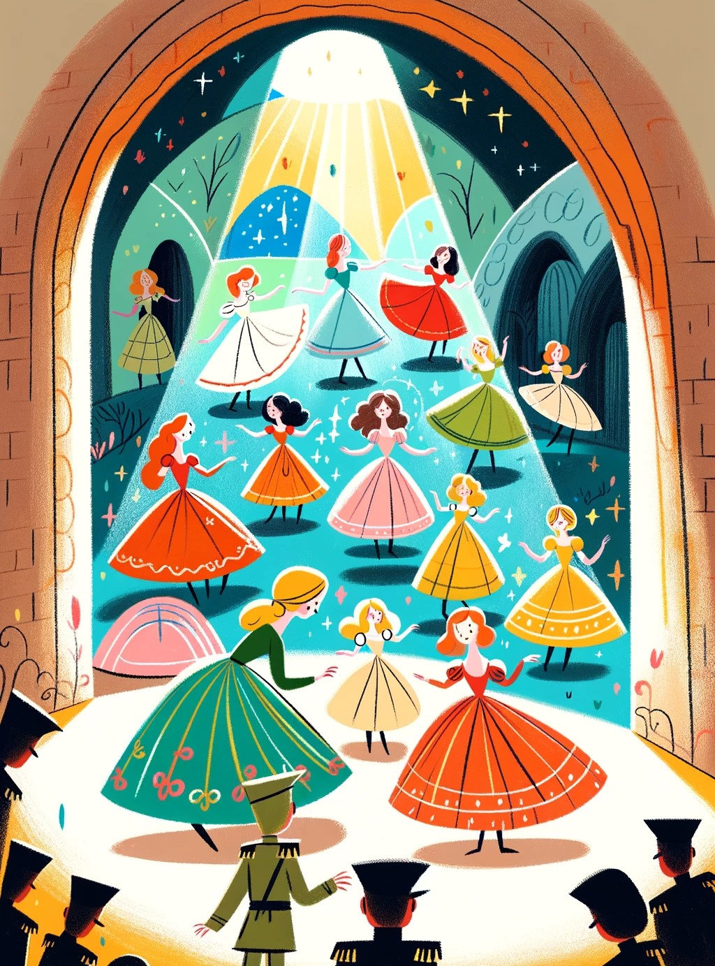 The Twelve Dancing Princesses - Shorty story by Cherry Tales