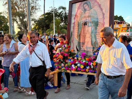 Con fe y esperanza, inicia en la Diócesis de Tampico la peregrinación de la réplica de la Virgen de Guadalupe rumbo al Jubileo Guadalupano de 2031