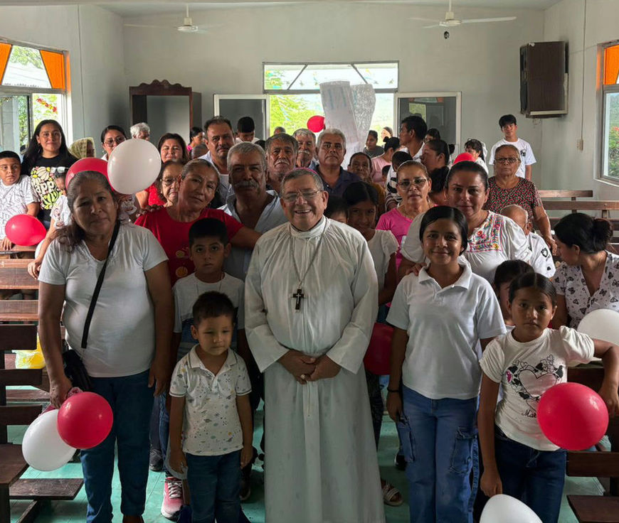Monseñor Margarito Salazar Cárdenas inició recorrido pastoral por las 73 parroquias de la Diócesis de Tampico