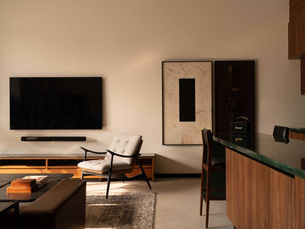 Modern Family Living and Dining Room