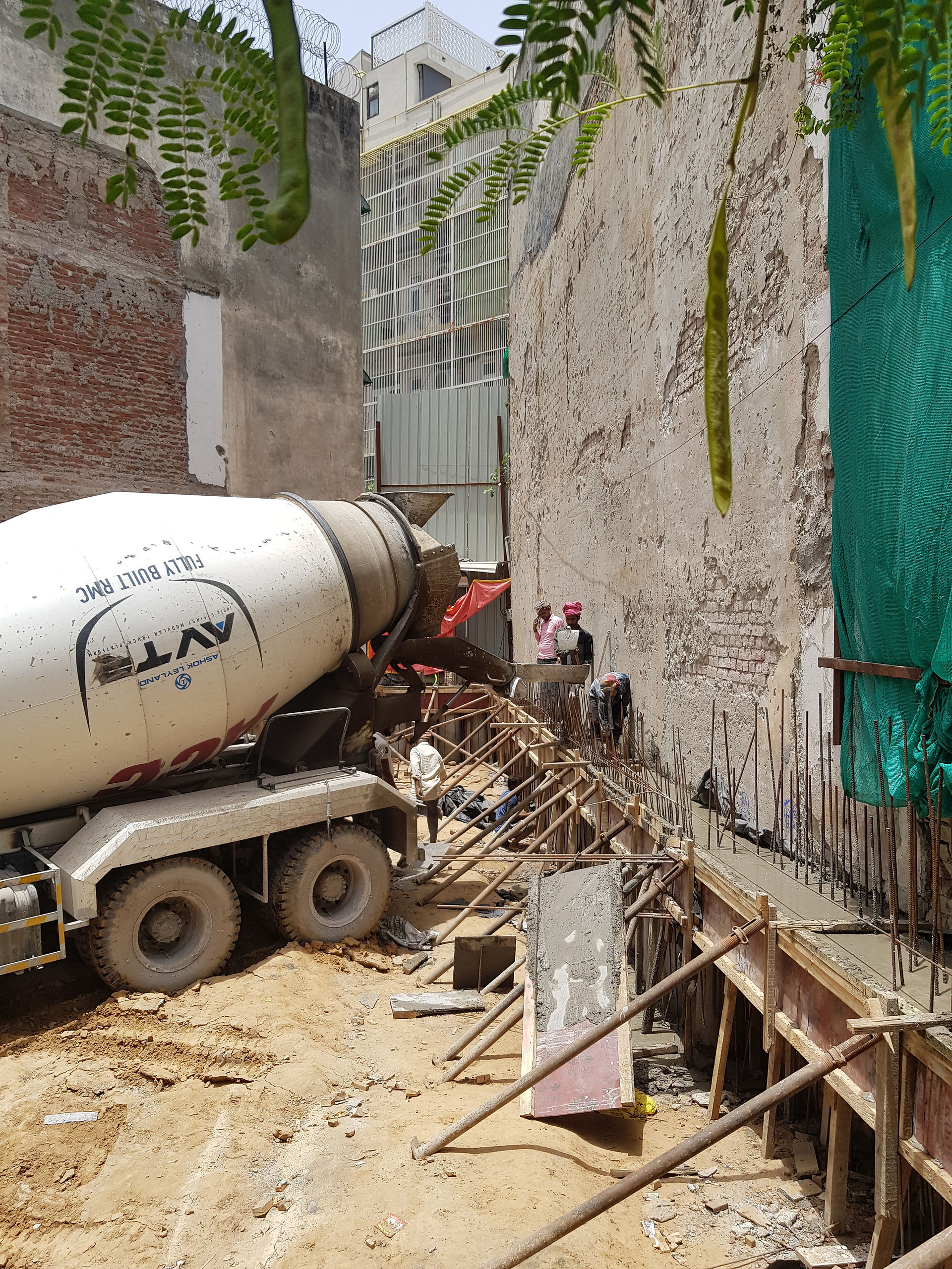 Construction Site Delhi