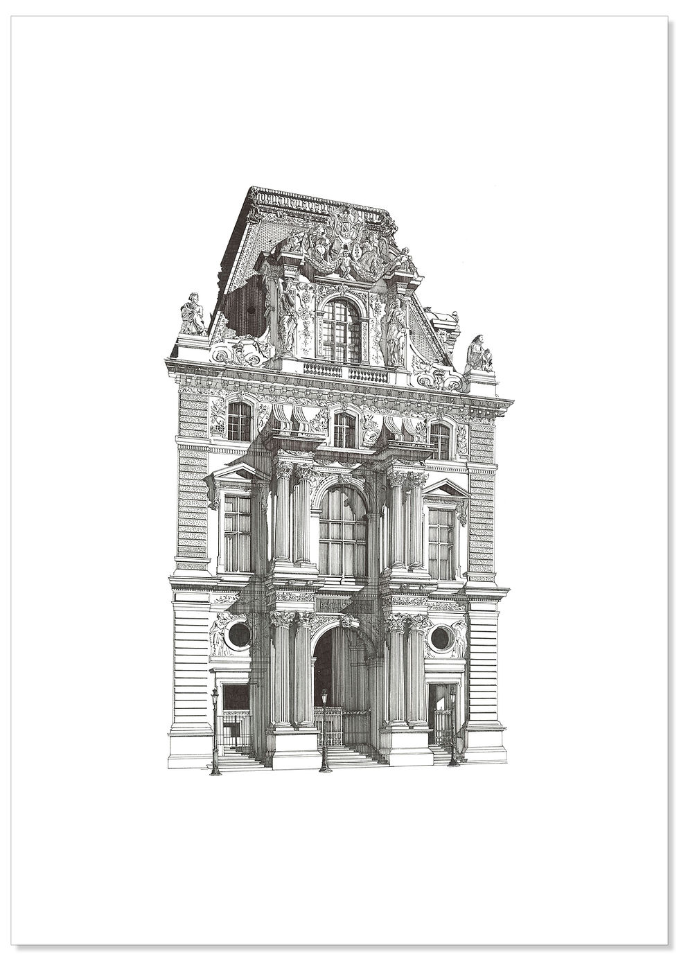 Thumbnail: "PAVILLON TURGOT, THE LOUVRE"