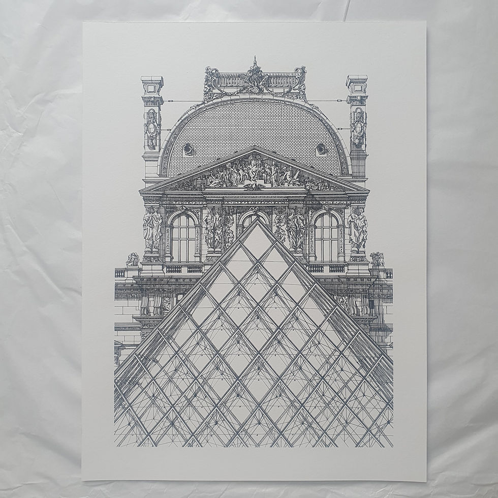Thumbnail: "PAVILLON RICHELIEU AND THE LOUVRE, PARIS"
