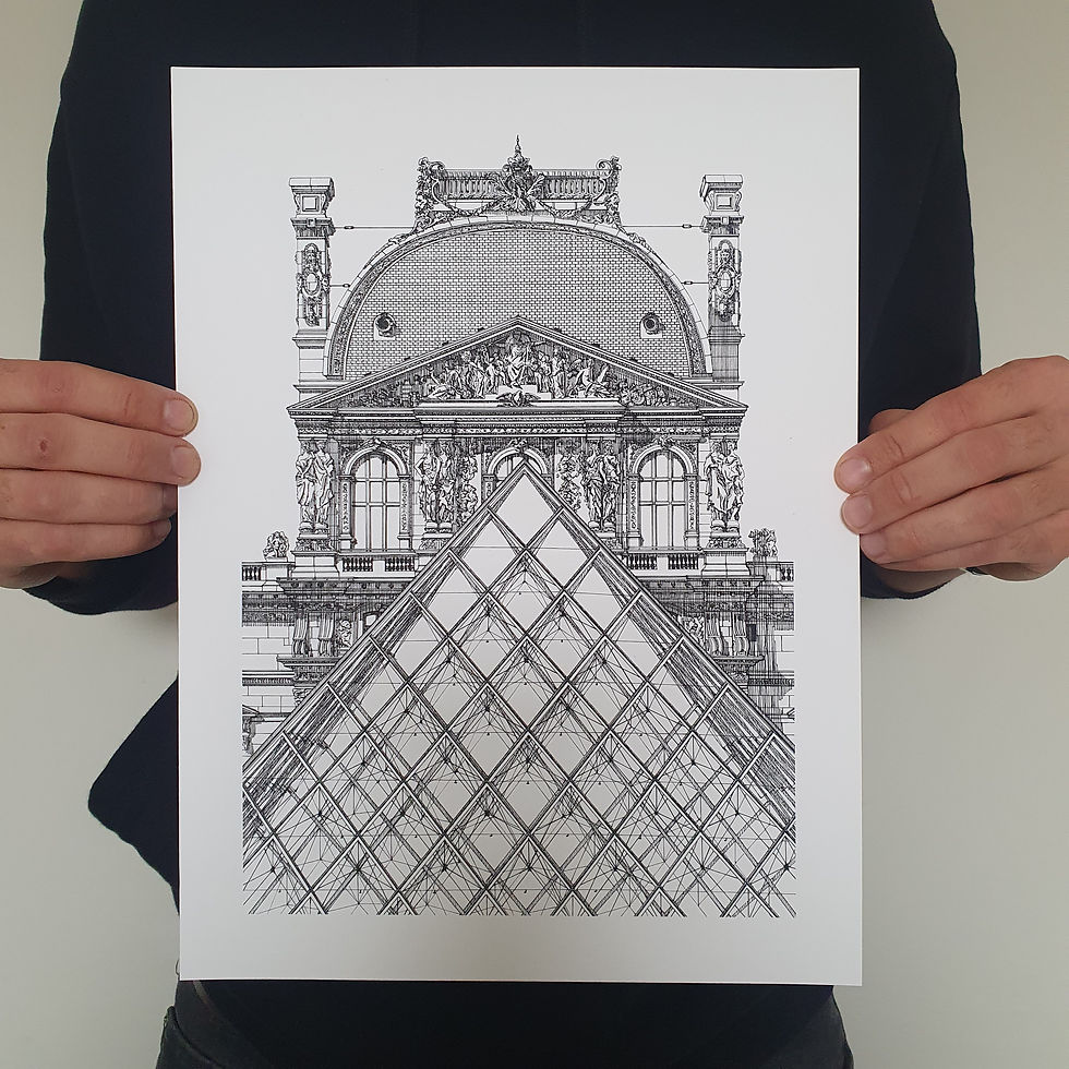 Thumbnail: "PAVILLON RICHELIEU AND THE LOUVRE, PARIS"