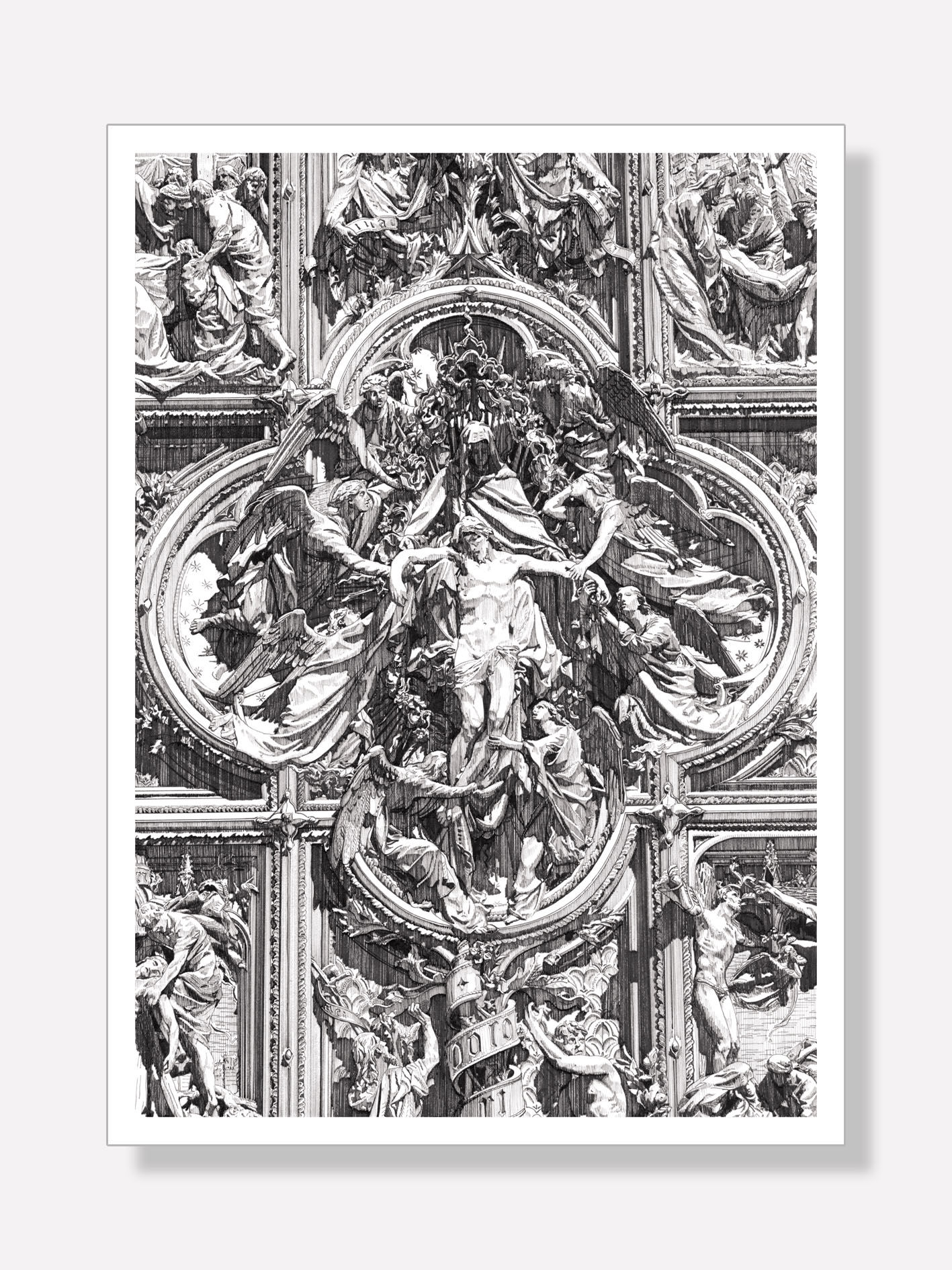 "THE BRONZE DOOR, MILAN DUOMO"