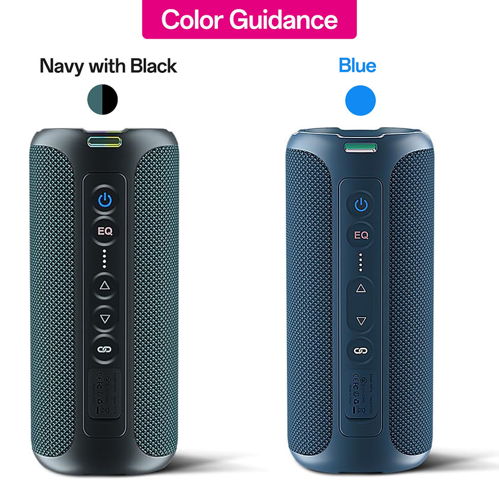 Thumbnail: Ortizan 40W Bluetooth Speaker, Bluetooth 5.3 Speakers Wireless with RGB Lights, 