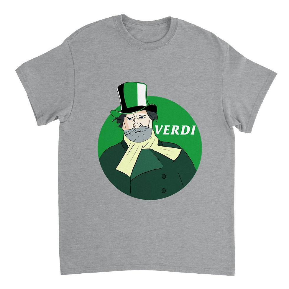 Thumbnail: Viva Verdi! Unisex Crewneck T-shirt