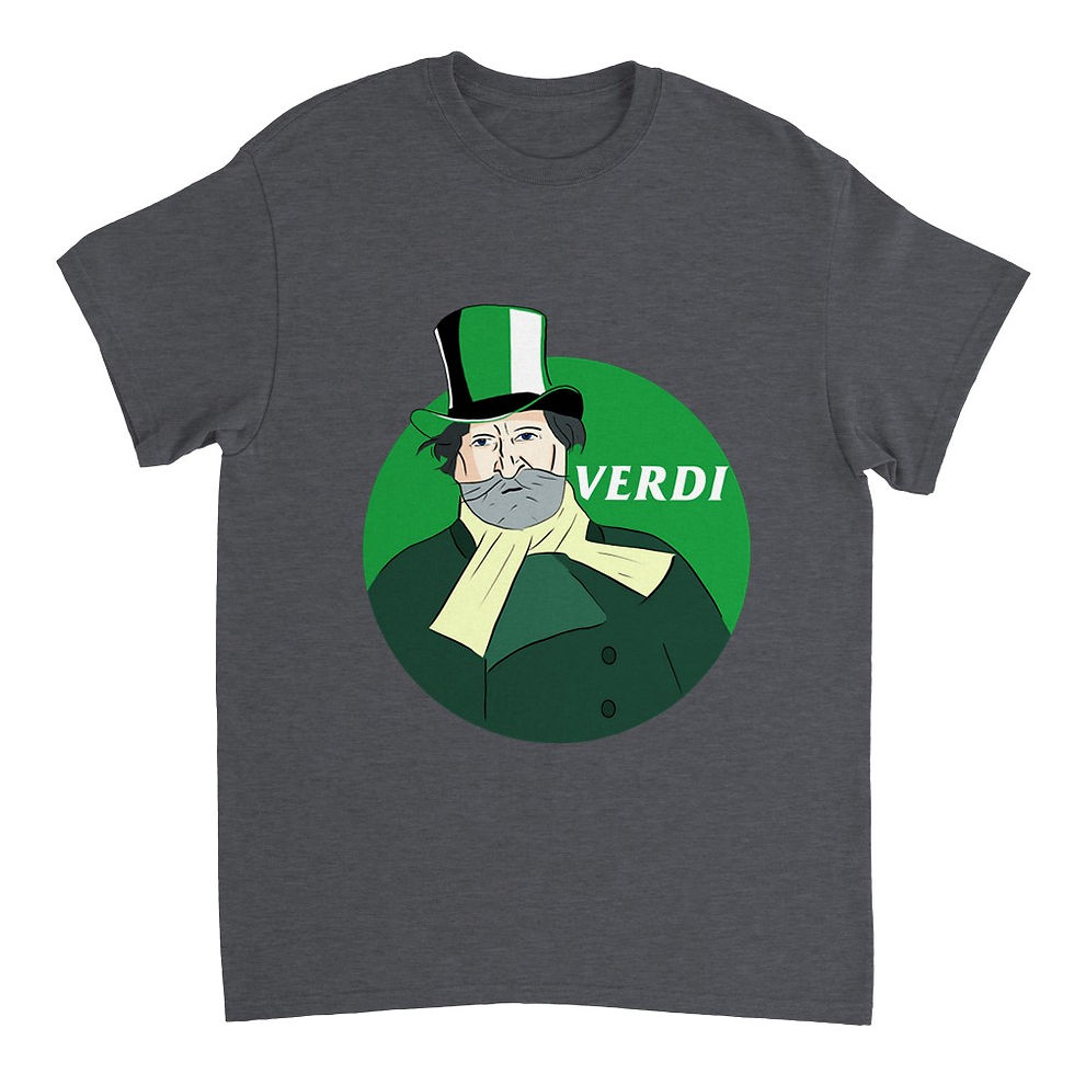 Thumbnail: Viva Verdi! Unisex Crewneck T-shirt