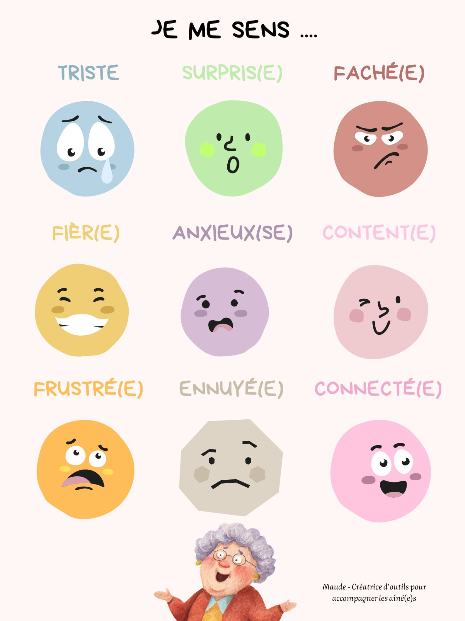 Les émotions des aîné(e)s