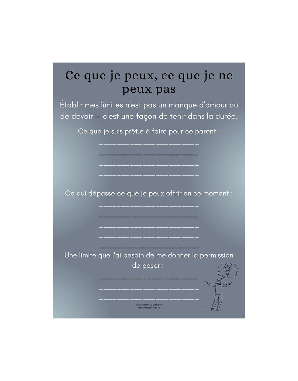 Miniature : Cahier accompagner malgré tout