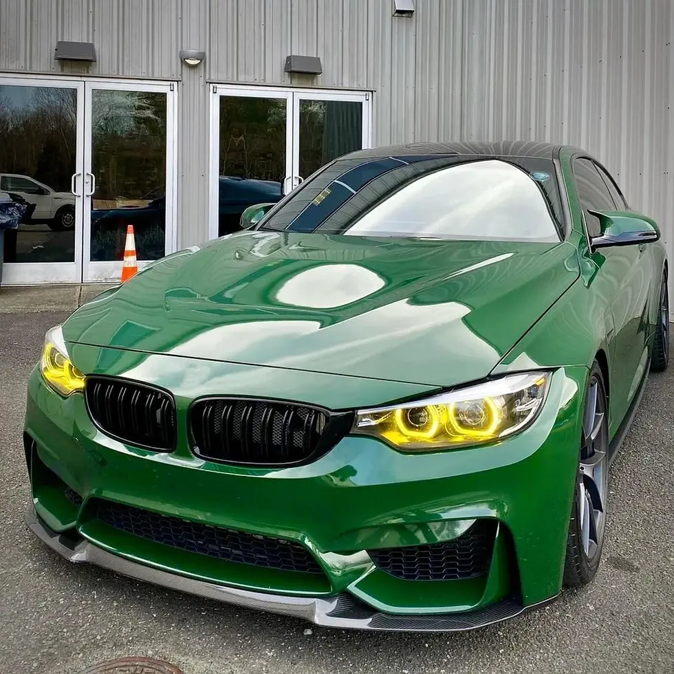 Thumbnail: MODIFIED M F80 M3 / F82 F83 M4 LCI CSL Style Yellow/RGB DRL LED Module Set