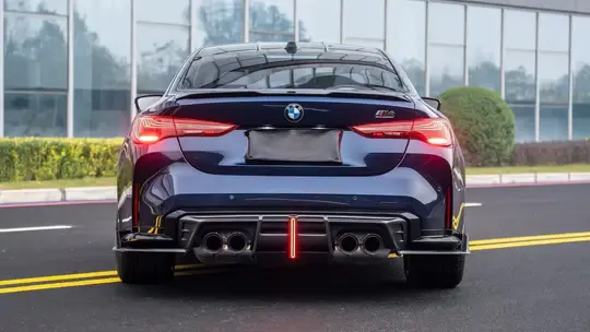 Thumbnail: G80 M3 G82 G83 M4 AE V3 Carbon Fiber Rear Diffuser + Rear Canards