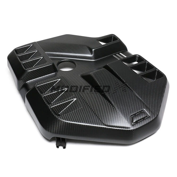 Thumbnail: S58 E Style Dry Carbon Fiber Engine Cover - BMW G87 M2 / G8X M3 & M4