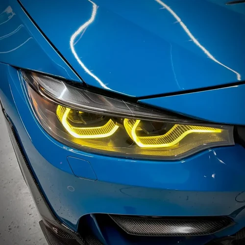 MODIFIED M F80 M3 / F82 F83 M4 LCI CSL Style Yellow/RGB DRL LED