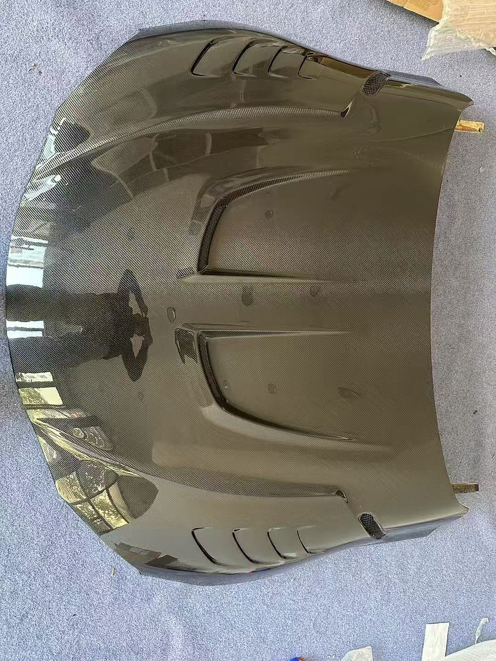 Thumbnail: LW Style Carbon Fiber Front Hood - Toyota A90 GR Supra