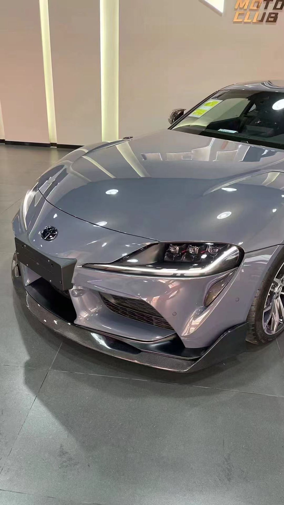 Thumbnail: A90/A91 Supra AG Style Carbon Fiber Front Lip