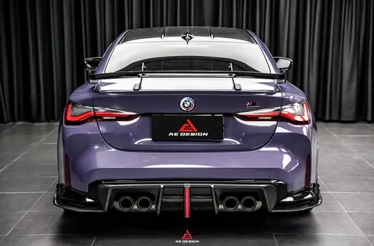 Thumbnail: G80 M3 G82 G83 M4 AE V2 Carbon Fiber Rear Trunk Spoiler Wing