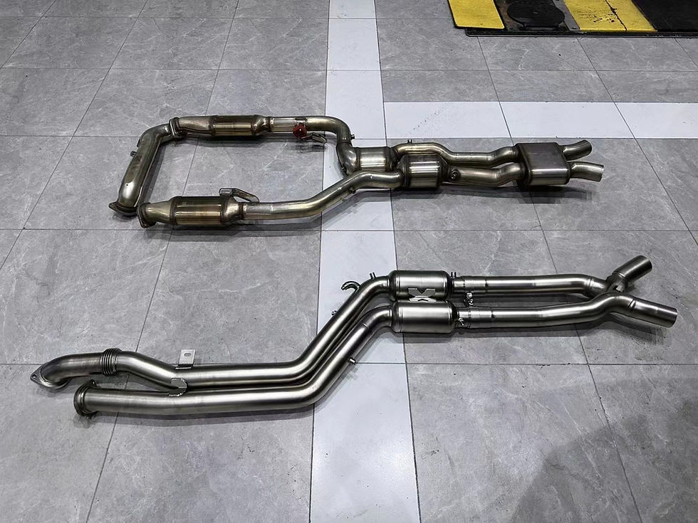 Thumbnail: MODIFIED M GT4 X-Mid Pipe - BMW G87 M2 / G80 M3 / G82 G83 M4