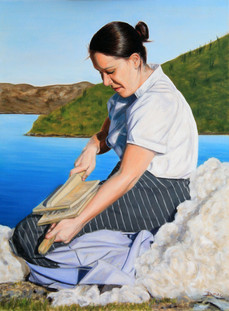 Carding the Wool
