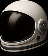 宇宙飛行士のヘルメット