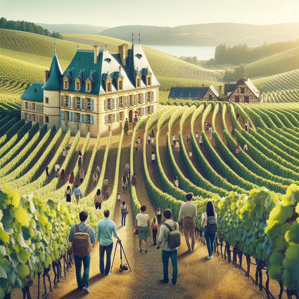 Burgundy Vineyard