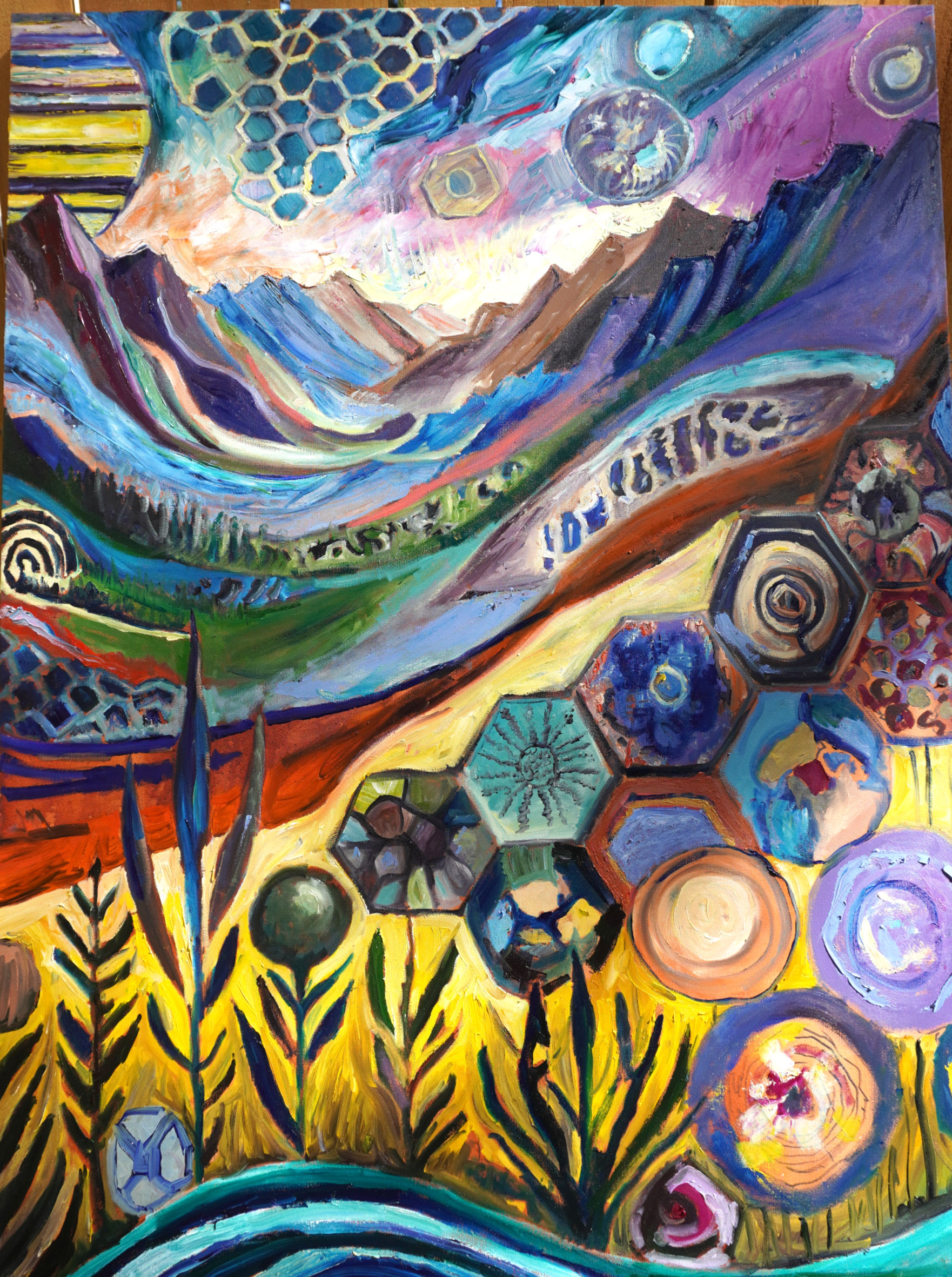 Honeycomb Flower Planet