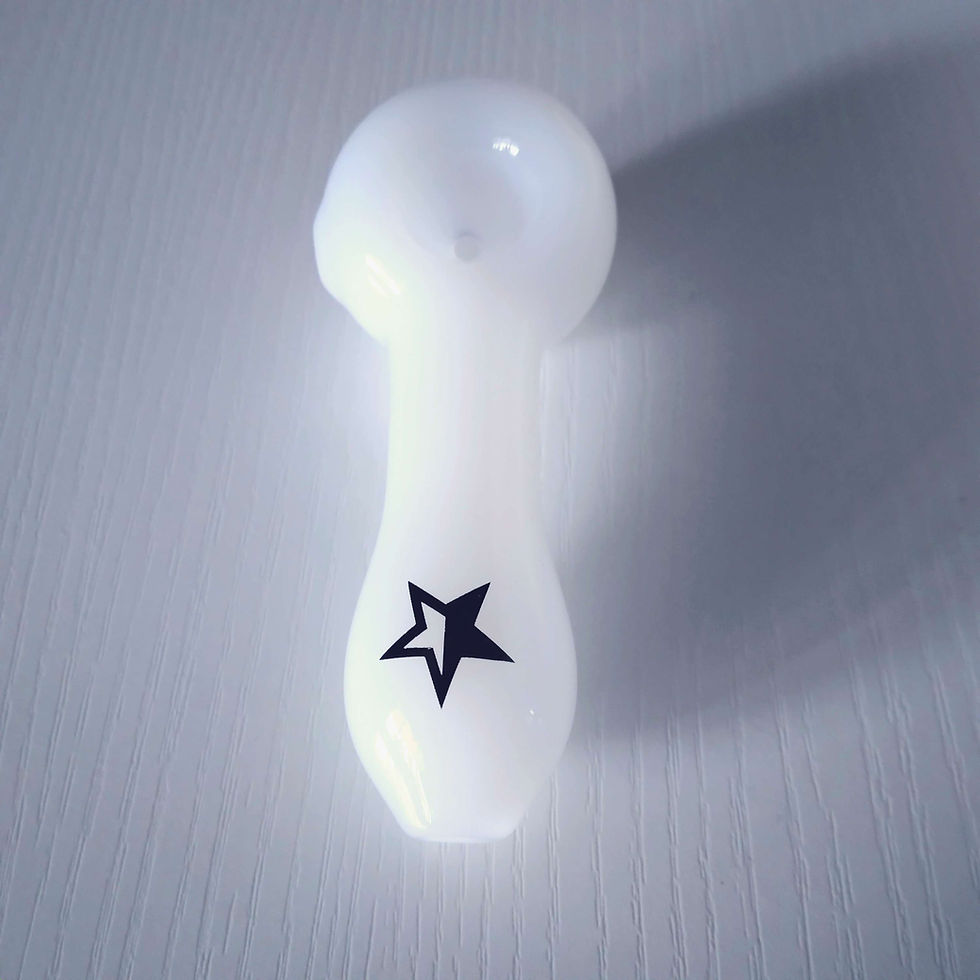 Thumbnail: Jimi Rock Legends USA Hand Pipe 4" White