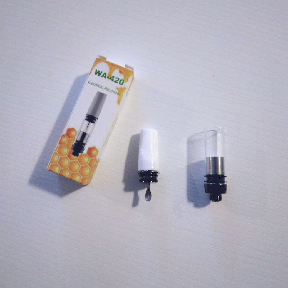 Quartz coil atomizer 510 thread with scoop top for concentrates