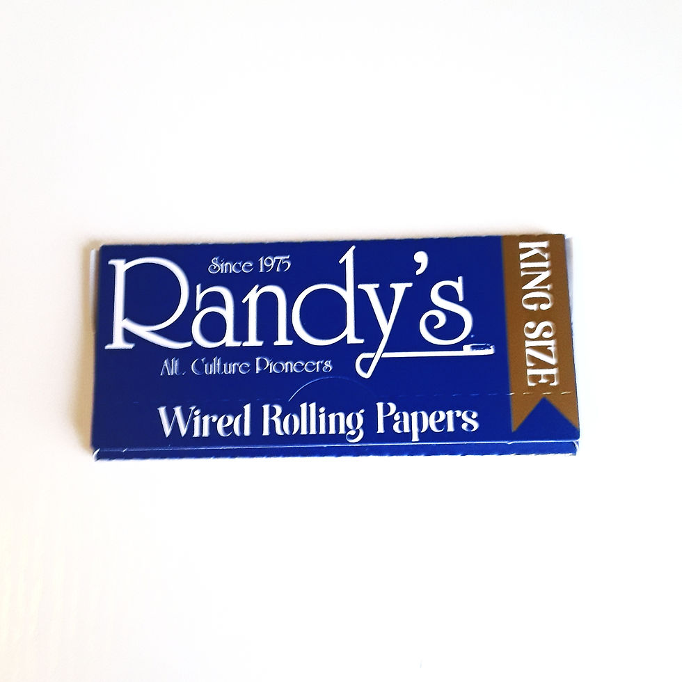 Randy's King Size Wired Rolling Papers 110mm x 1 pack