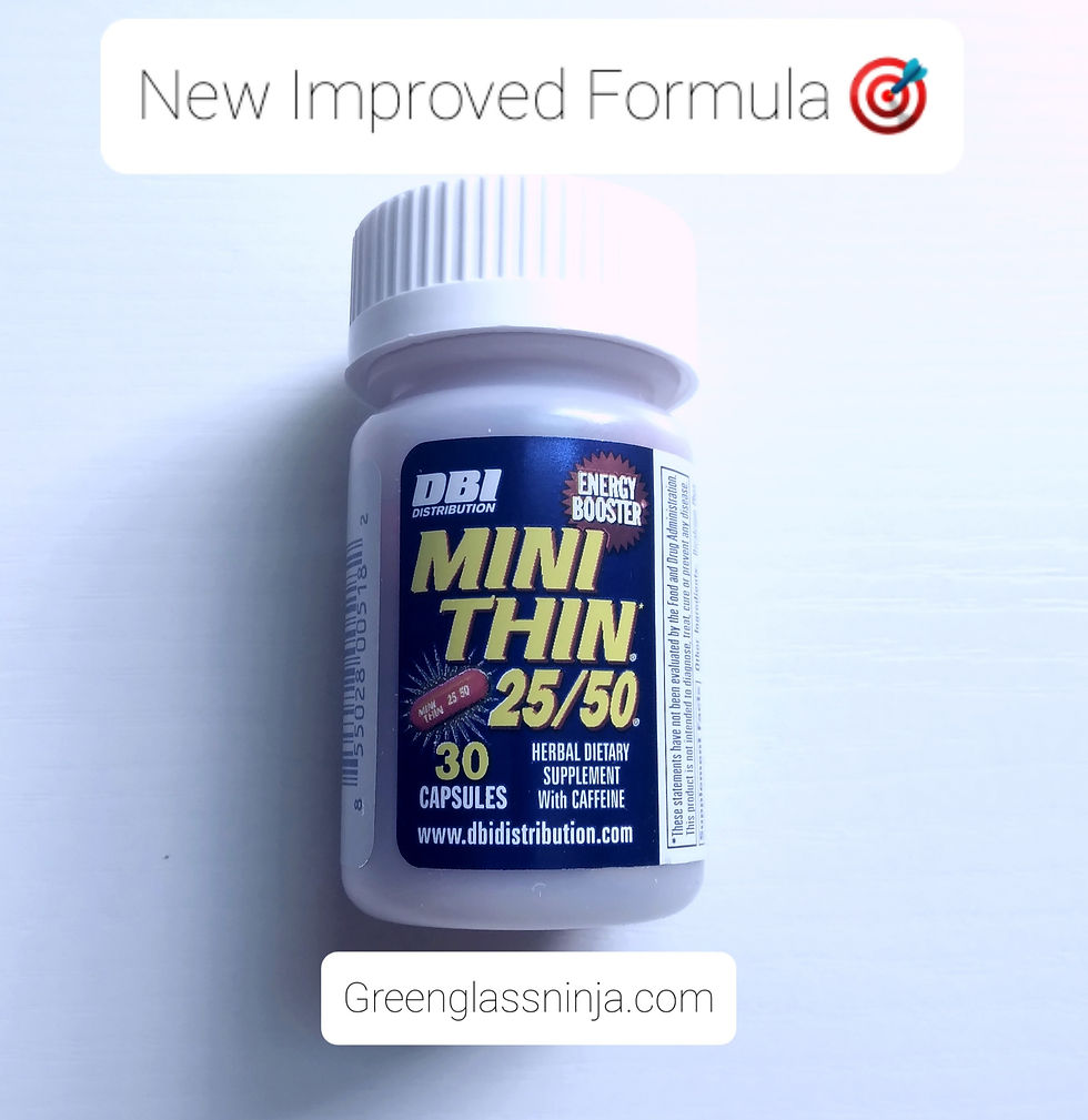 Mini Thin 25/50 EF Energy Booster 30 Capsules Bottle