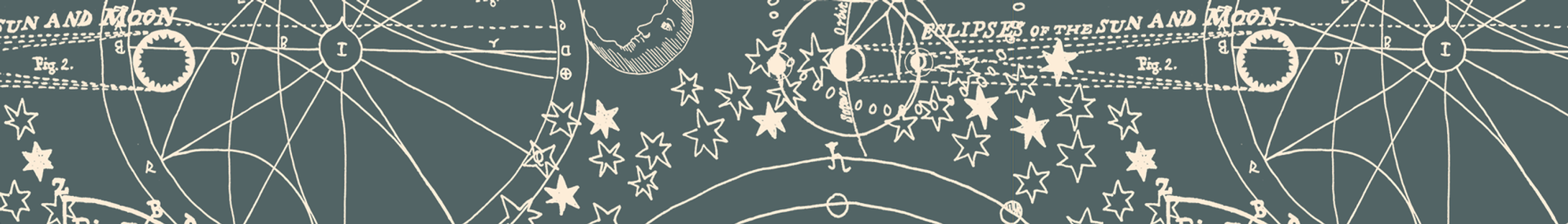 Section of the Stargazer wallpaper in Ink to border page