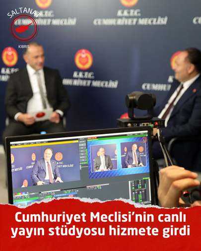 Cumhuriyet Meclisi’nin canlı yayın stüdyosu hizmete girdi