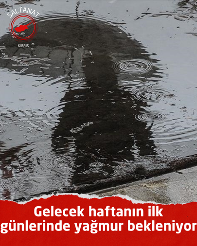 Gelecek haftanın ilk günlerinde yağmur bekleniyor