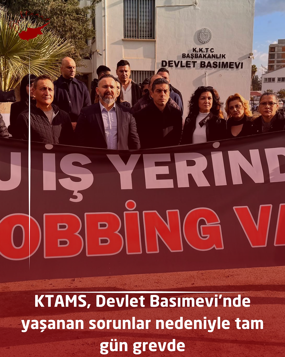 KTAMS, Devlet Basımevi’nde yaşanan sorunlar nedeniyle tam gün grevde