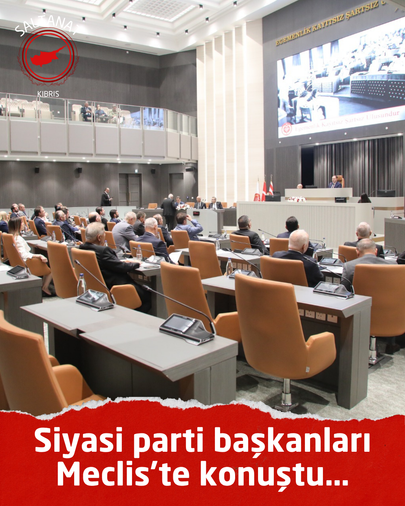 Siyasi parti başkanları Meclis’te konuştu…