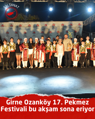 Girne Ozanköy 17. Pekmez Festivali bu akşam sona eriyor