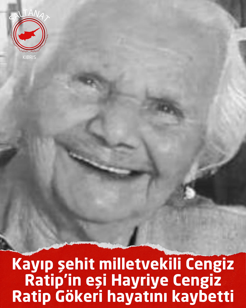 Kayıp şehit milletvekili Cengiz Ratip'in eşi Hayriye Cengiz Ratip Gökeri hayatını kaybetti