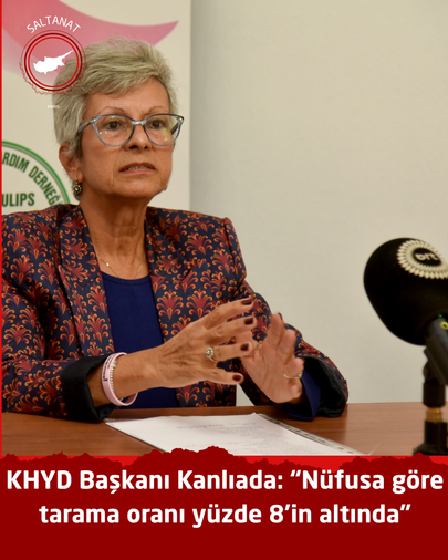 KHYD Başkanı Kanlıada: “Nüfusa göre tarama oranı yüzde 8’in altında”