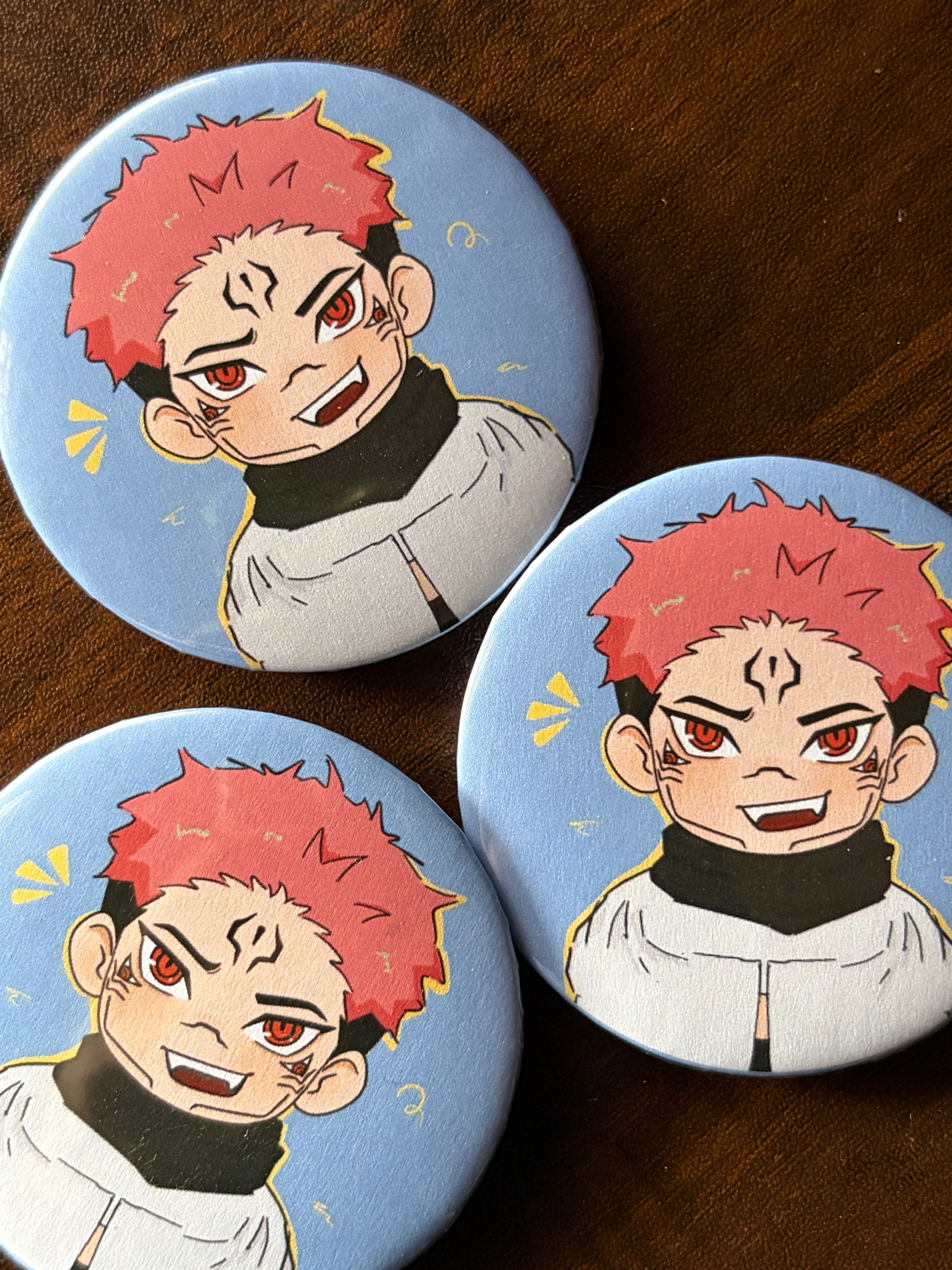 Sukuna Pin Badge
