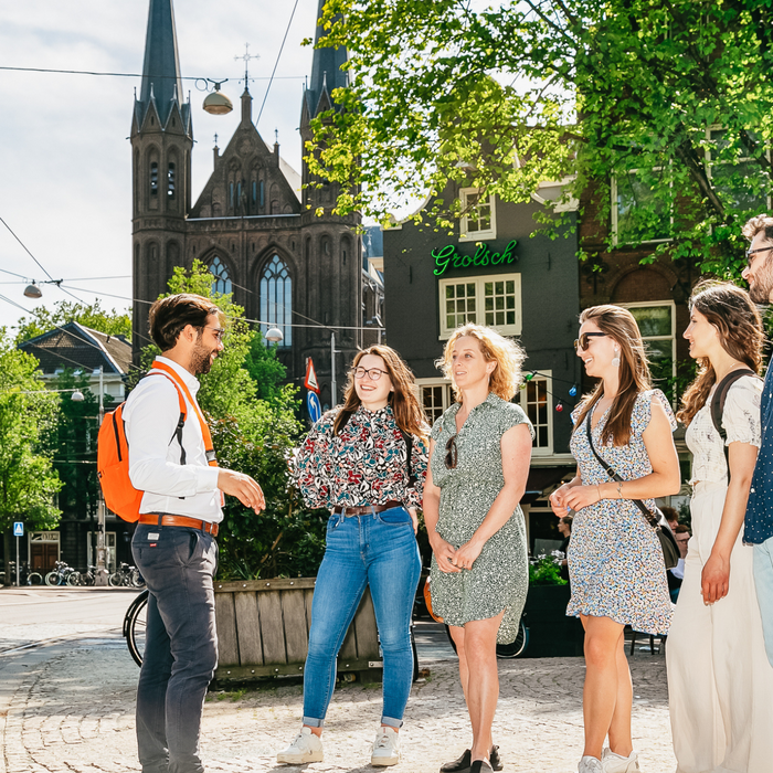 Guided walking tour in Amsterdam city center